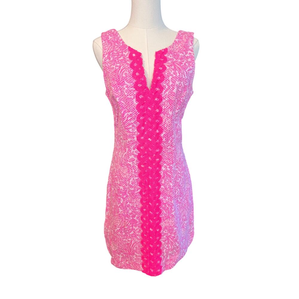 Lilly Pulitzer for Target See Ya Later Pink Shift Dress. Size 8